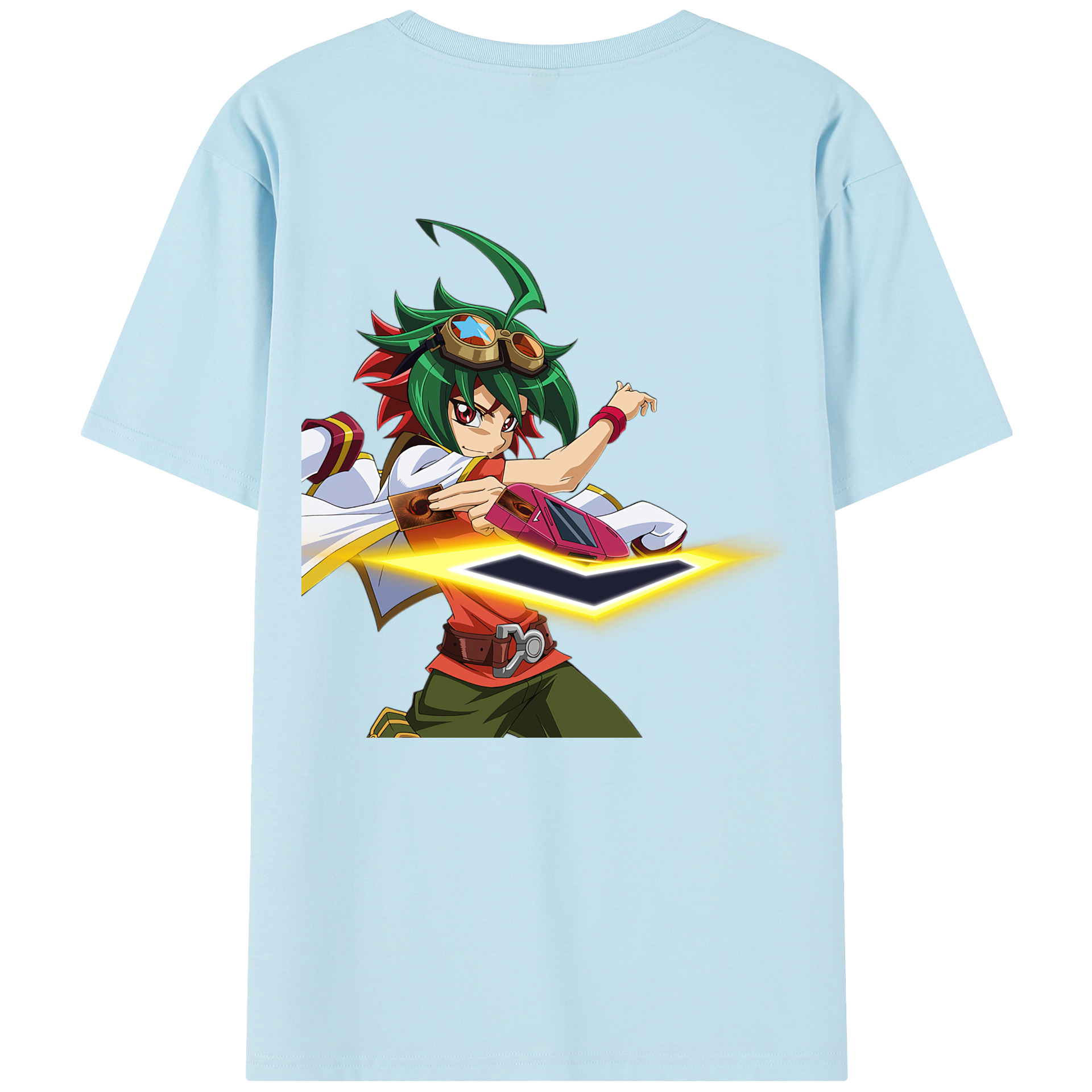 （画像用） 遊☆戯☆王 Yu-Gi-Oh! 綿100％半袖Tシャツ（背面プリント）